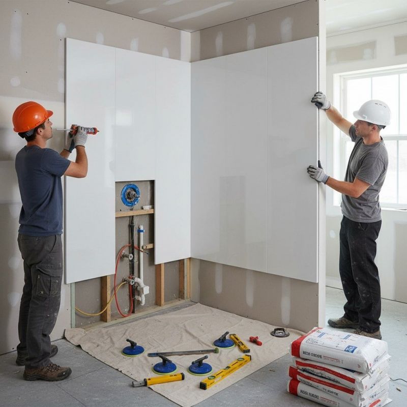 Local Shower Panel Installation pros at work