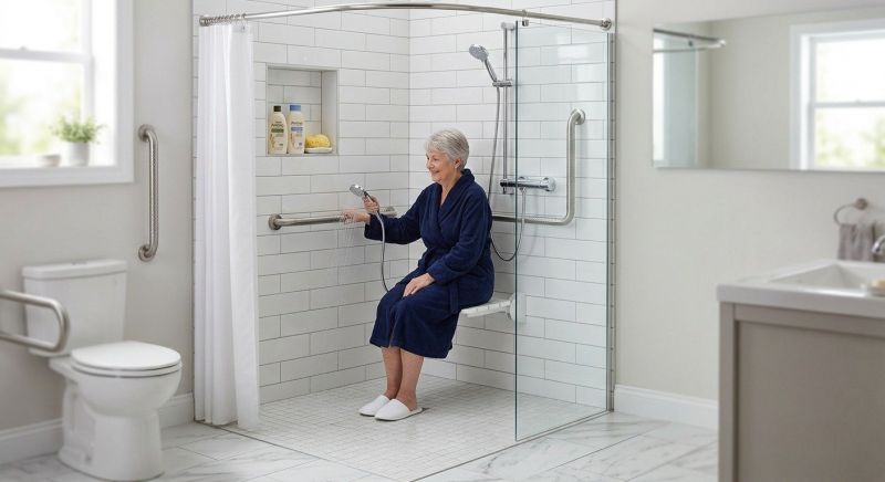 Accessible Shower Construction in Sarasota County, FL