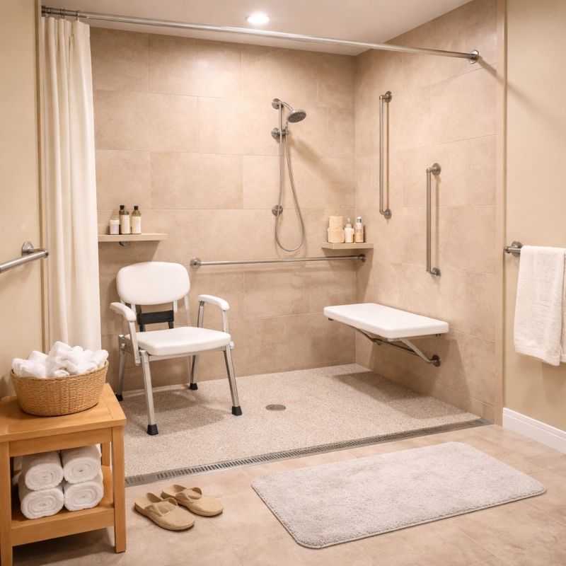 Elderly Shower Installation in Sarasota County, FL